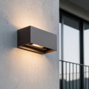 Ideal lux I328669 LED kültéri fali lámpa ATOM | 25W integrált LED forrás | 2100lm | 3000K