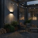 Ideal lux I328676 LED kültéri fali lámpa ATOM | 25W integrált LED forrás | 2100lm | 3000K