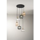 Luce Ambiente Design I-EGADI-S6 mennyezeti függőlámpa EGADI E27 | fekete