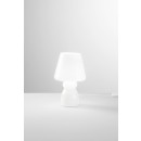 Luce Ambiente Design I-GLEAM-L-BCO asztali lámpa GLEAM | 1×60W E27 | kapcsolóval | fehér