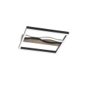 Luce Ambiente Design I-HAWAII-Q40-NER LED mennyezetre szerelhető lámpa HAWAII | 40W integrált LED forrás | fekete