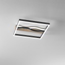 Luce Ambiente Design I-HAWAII-Q40-NER LED mennyezetre szerelhető lámpa HAWAII | 40W integrált LED forrás | fekete