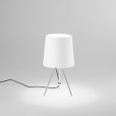 Luce Ambiente Design I-MARLEY/L BCO asztali lámpa MARLEY E14 | kapcsolóval | fehér