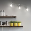 Ideal Lux 002774 mennyezetre és falra szerelhető lámpa Snake 3x40W|E14