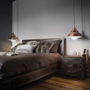 Ideal Lux 025315 mennyezeti függőlámpa Sailor Rame 1x60W|E27 - réz