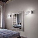 Ideal Lux 031361 fali lámpa Clip Small Cromo 2x60W|E27 - krómozott