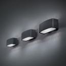 Ideal Lux 061580 kültéri fali lámpa Andromeda 1x60W|E27|IP55 - antracit
