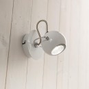 Ideal Lux 077888 fali lámpa Lunare Bianco 1x28W|GU10 - fehér