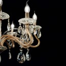 Ideal Lux 087771 mennyezeti függőlámpa Negresco 10x40W | G9 - aranyszínű