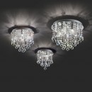 Ideal Lux 089485 Bojoux 5x40W|G9 mennyezeti lámpa - kristály, króm