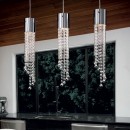 Ideal Lux 089669 mennyezeti függőlámpa Gocce 1x28W|GU10 - króm