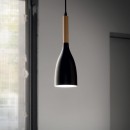 Ideal Lux 110752 mennyezeti függőlámpa Manhattan Nero 1x40W|E14 - fekete