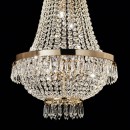Ideal Lux 114743 mennyezeti függőlámpa Casera Oro 12x40W|G9 - arany