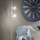 Ideal Lux 119458 állólámpa Radio 2x60W|E27 - fehér