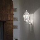 Ideal Lux 120423 kültéri fali lámpa Anna Big Bianco 1x60W|E27|IP44 - fehér
