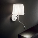 Ideal Lux 132976 LED fali lámpa irányított lámpával Effetti 2x40W|E14 - fehér
