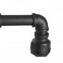 Ideal Lux 136707 fali lámpa Plumber 5x40Wx124E14 - fekete