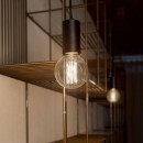 Ideal Lux 139685 mennyezeti függőlámpa Hugo 1x60W|E27 - fekete