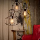 Ideal Lux 148175 mennyezeti függőlámpa Ampolla 1x60W|E27 - fekete