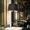 Ideal Lux 161648 mennyezeti függőlámpa Nordik 4x60W|E27 - fekete