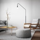 Ideal Lux 163369 állólámpa Minimal Nero 1x60W|E27 - fekete