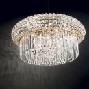 Ideal Lux 237800 mennyezeti függő csillár Nabucco 18x40W | E14 - pazar benyomással