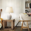 Ideal Lux 238128 asztali lámpa Boulder 1x60W | E27 - beton kinézet