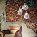 Ideal Lux 238920 mennyezeti függő csillár Bergen 1x60W | E27 - króm hatású üveg