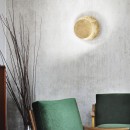 Ideal Lux 238944 LED fali dekorációs lámpa Tick 1x6W | 3000K - arany patina