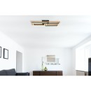 Globo 67266D LED mennyezetre szerelhető lámpa Illa 1x20W | 850lm | 3000K - opál, barna, fekete