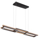 Globo 67266H LED mennyezeti függőlámpa Illa 1x30W | 1000lm | 3000K - opál, barna, fekete