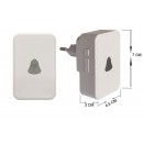 Immax 07714L intelligens ajtócsengő Lite IP65 - mozgásérzékelő, integrált kamera, fekete
