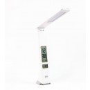 Immax 08951L LED hordozható asztali lámpa Cuckoo kijelzővel 1x9W | 200lm | 4000K - szabályozható, újratölthető, fehér