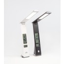 Immax 08951L LED hordozható asztali lámpa Cuckoo kijelzővel 1x9W | 200lm | 4000K - szabályozható, újratölthető, fehér
