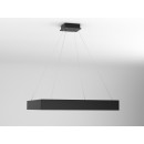 Immax Neo 07073L LED mennyezeti függőlámpa Canto 1x60W | 4200lm | 2700-6500K - szabályozható, ZigBee, távirányítás, fekete