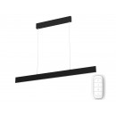 Immax Neo 07076L LED mennyezeti függőlámpa Liston 1x18W | 1260lm | 2700-6500K - távirányítás, szabályozható, ZigBee, fekete