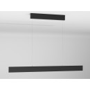 Immax Neo 07076L LED mennyezeti függőlámpa Liston 1x18W | 1260lm | 2700-6500K - távirányítás, szabályozható, ZigBee, fekete