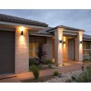 Immax Neo 07120B LED kültéri fali lámpa 2x50W | GU10 | 230lm | 2700-3000K | IP65 | RGB - fekete