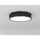Immax 07130-B60 LED mennyezeti lámpa Diamante 1x43W | 3450lm | 3000-6000K - világítási hőmérséklet beállítása, szabályozható, távirányítás, fekete