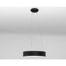 Immax Neo 07021L Smart LED mennyezeti függőlámpa Agujero 1x39W | 2730lm | 2700-6500K - szabályozható, ZigBee, távirányítás, fekete