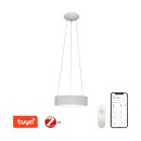 Immax Neo 07020L LED mennyezeti függőlámpa Agujero 1x30W | 2100lm | 2700-6500K - szabályozható, ZigBee, távirányító, fehér