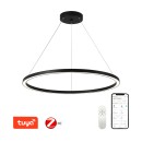 Immax 07158-B80 LED mennyezeti függőlámpa Neo Fino 1x60W | 4200lm | 2700-6500K - szabályozható, távirányítás, intelligens, fekete