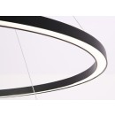 Immax 07158-B80 LED mennyezeti függőlámpa Neo Fino 1x60W | 4200lm | 2700-6500K - szabályozható, távirányítás, intelligens, fekete