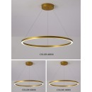 Immax 07159-G80 LED mennyezeti függőlámpa Neo Fino 1x60W | 4200lm | 2700-6500K - szabályozható, távirányítás, intelligens, arany