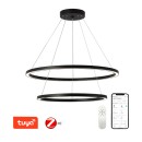 Immax 07158-B80-60 LED mennyezeti függőlámpa Neo Fino 1x93W | 6975lm | 2700-6500K - szabályozható, távirányítás, intelligens, fekete