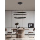 Immax 07158-B80-60 LED mennyezeti függőlámpa Neo Fino 1x93W | 6975lm | 2700-6500K - szabályozható, távirányítás, intelligens, fekete