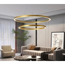 Immax 07158-G80-60 LED mennyezeti függőlámpa Neo Fino 1x93W | 6975lm | 2700-6500K -  szabályozható, távirányítás, intelligens, arany