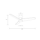 Immax NEO LITE 07135-S LED ventilátor világítással FRESH  integrált LED forrás