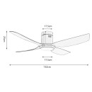 Immax NEO LITE 07283L LED ventilátor világítással PURE  integrált LED forrás