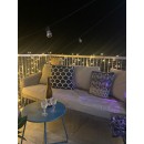 Immax 07749L LED kültéri fényfüzér Smart 20m 1x6W | 200 LED | 2700-6500K | IP44 - szabályozható, időzítő, WiFi, Tuya, fekete